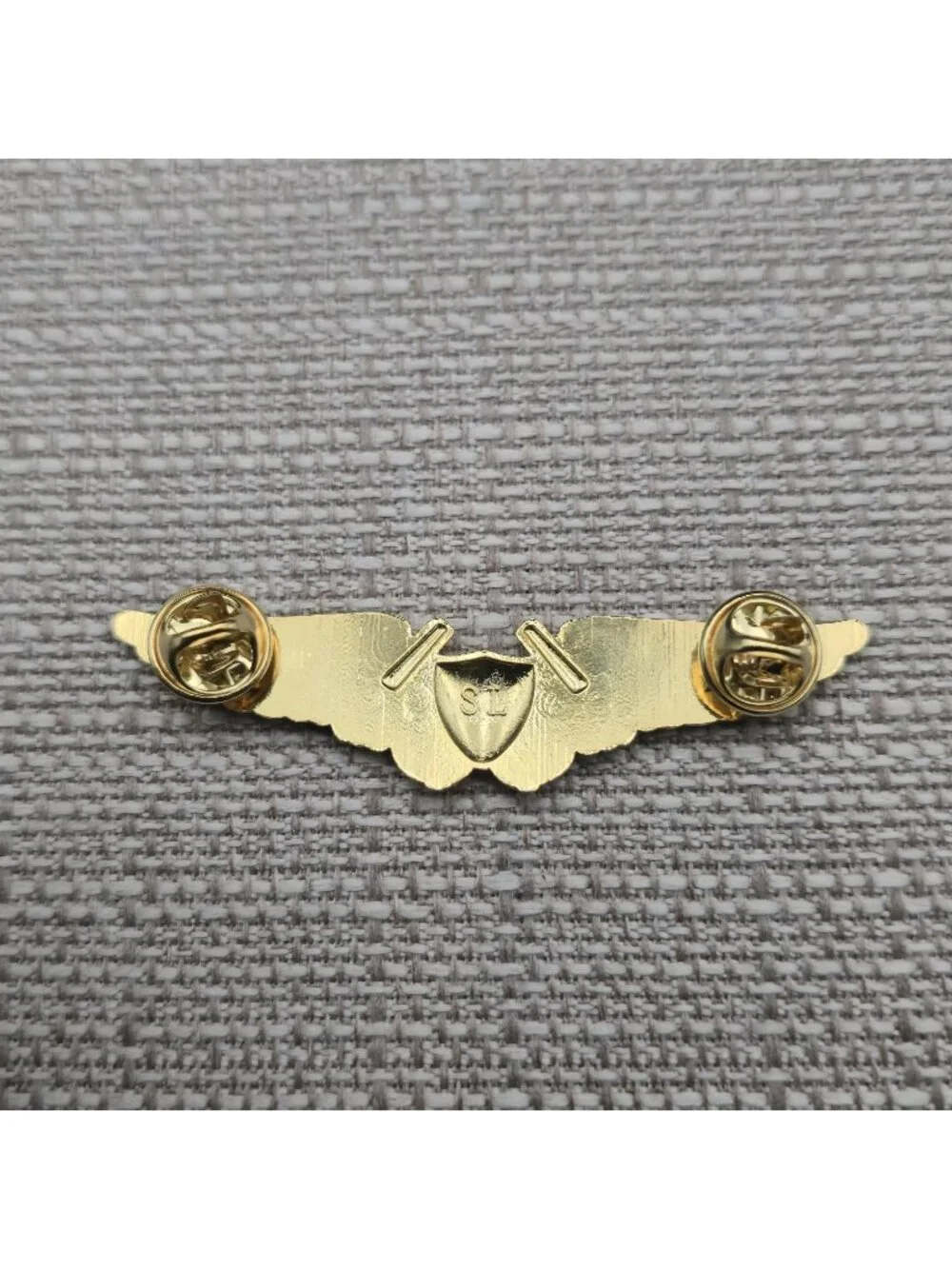 US Navy Naval Flight Officer Gold Wings Insignia Military Pin B1573